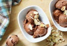 Helado Grez de Chocolate con Almendras (Actualizado) Receta Helado Sin Azucar Método Grez