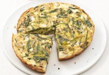 Frittata de Espinaca y Queso Cabra Método Grez Frittata de Espinaca y Queso Cabra