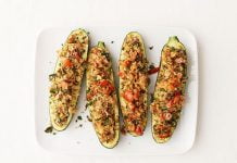 Zapallos italianos rellenos a las finas hierbas Keto Zapallos italianos rellenos a las finas hierbas