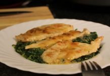 Receta Keto de Pollo al limón con espinaca pollo keto con espinacas