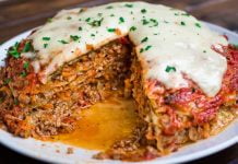 Lasagna Domo Keto Grez lasaña sin carbs Grez