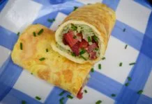 Wrap de Omelette rellenos Grez wrap de omelette metodo grez