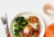 Pollo Keto a la Parmesana con Brócoli asado pollo-keto-parmesana