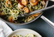 Pasta de Camarones Keto al Ajo y limón recta keto pasta de camarones