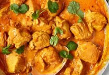 Curry de Pollo y coco Keto curry de pollo grez