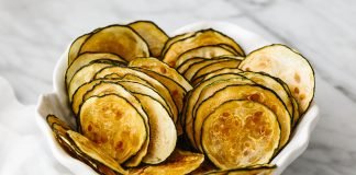 Chips de Zapallo Italiano estilo Keto