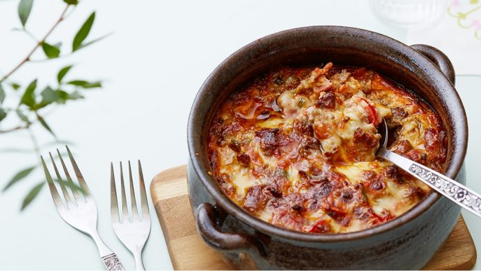 Guiso de Carne Molida con Queso Low Carb