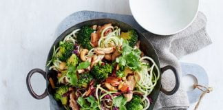 Pollo con Verduras Estilo Chino