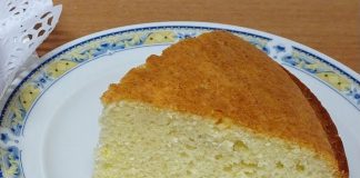 Bizcocho de harina de coco Low Carb