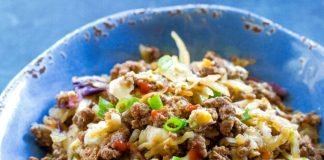 Rollo de Primavera Chino en un plato Método Grez