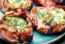 Mini quiche con Jamón Serrano Grez Quiche Individual Método Grez