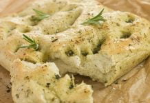 Pan focaccia con ajo y romero Método Grez Pan Focaccia con ajo y romero low carb