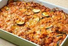 Budín de Zapallo Italiano con Carne rico y saludable