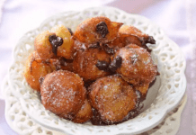 Receta de Buñuelos Dulces Keto rellenos con chocolate buñuelos-rellenos