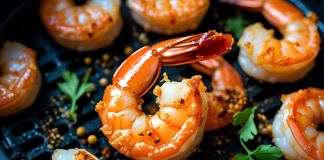 camarones-ajillo-freidora-aire